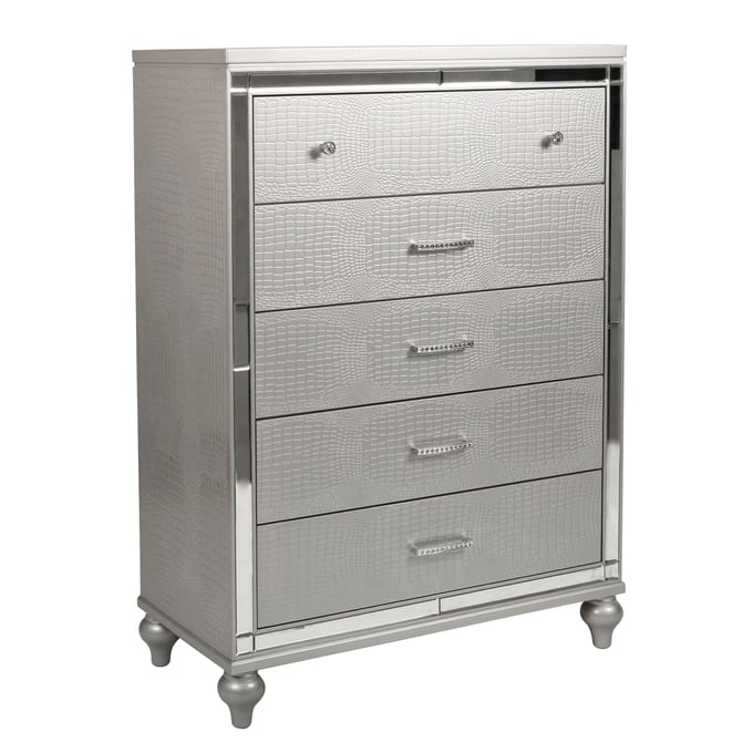 New Classic Furniture Valentino Silver Chest NCF-BA9698S-070