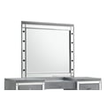 Valentino Vanity Table Mirror (Bulbs Not Included)-Silver