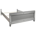 Valentino 6/6-6/0 K Footboard & Slats-Silver