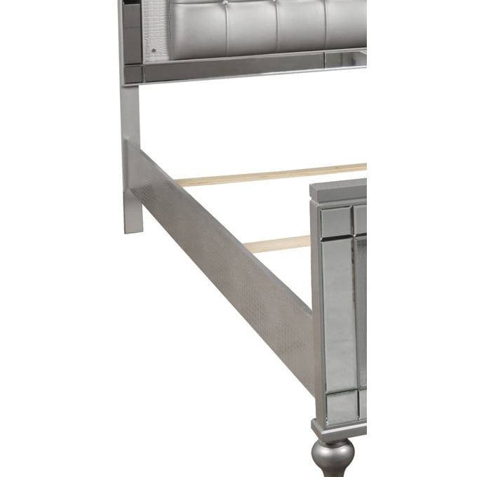 New Classic Furniture Valentino Silver Cal King Side Rails NCF-BA9698S-230