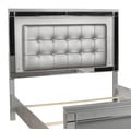 Valentino 5/0 Q Lighted Headboard-Silver