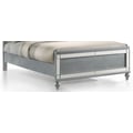 Valentino 4/6 F Footboard & Slats - Silver