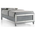 Valentino 3/3 T Footboard & Slats - Silver