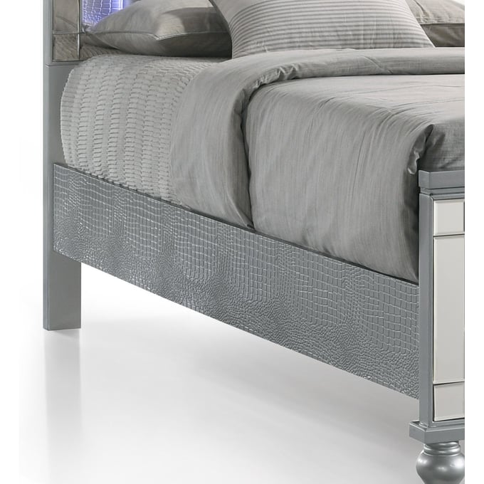 New Classic Furniture Valentino Silver Twin Full Side Rails NCF-BA9698S-530