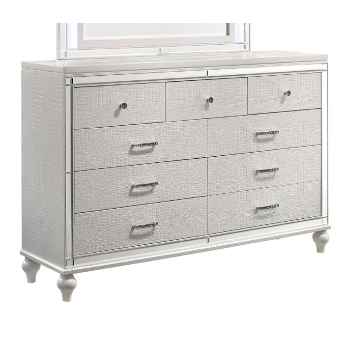 New Classic Furniture Valentino White Dresser NCF-BA9698W-050