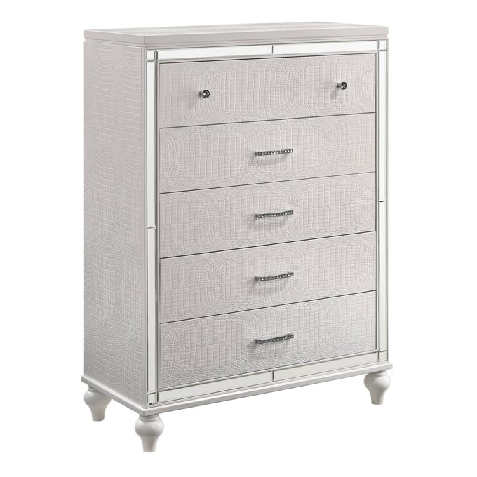 New Classic Furniture Valentino White Chest NCF-BA9698W-070