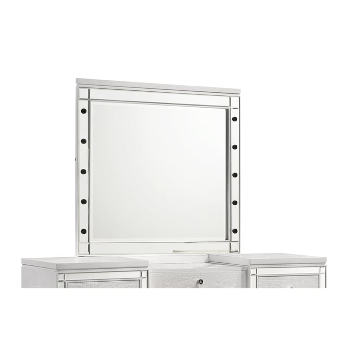 New Classic Furniture Valentino White Vanity Table Mirror NCF-BA9698W-091