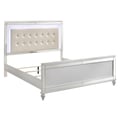 Valentino Cal King Bed-White