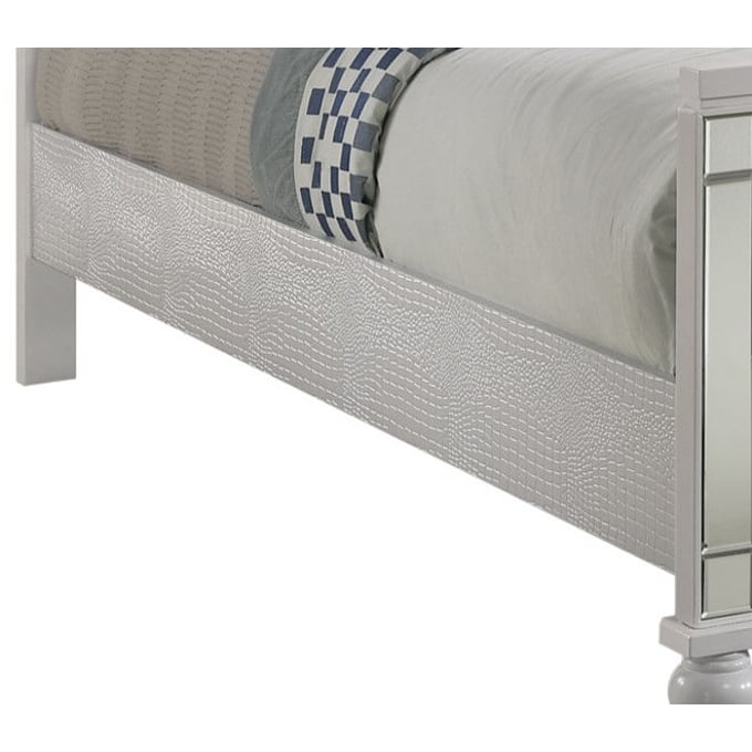 New Classic Furniture Valentino White Cal King Side Rails NCF-BA9698W-230