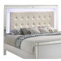 Valentino 5/0 Q Lighted Headboard-White