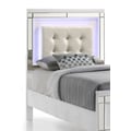 Valentino 3/3 T Headboard - White