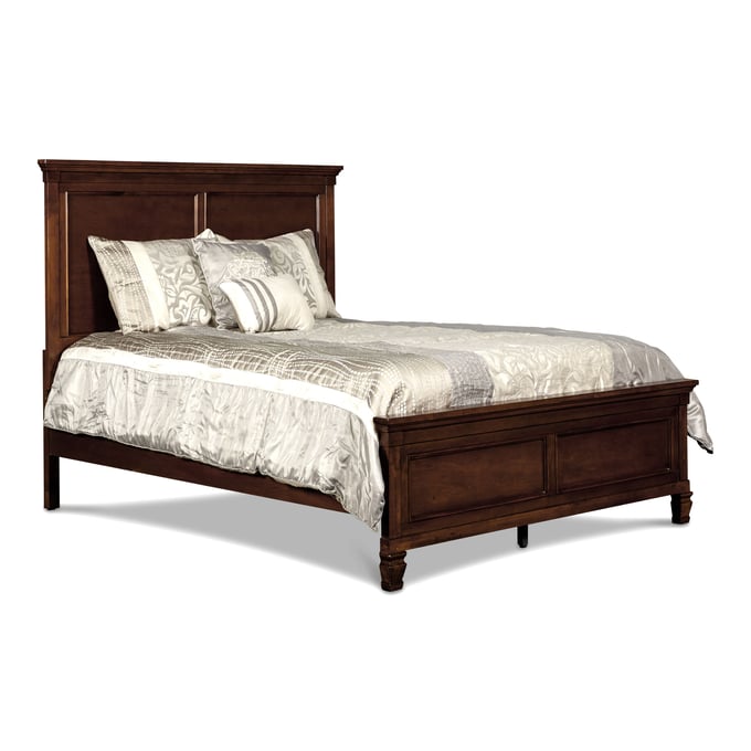 New Classic Furniture Tamarack Brown Cherry Queen Bed NCF-BB044C-Q-BED