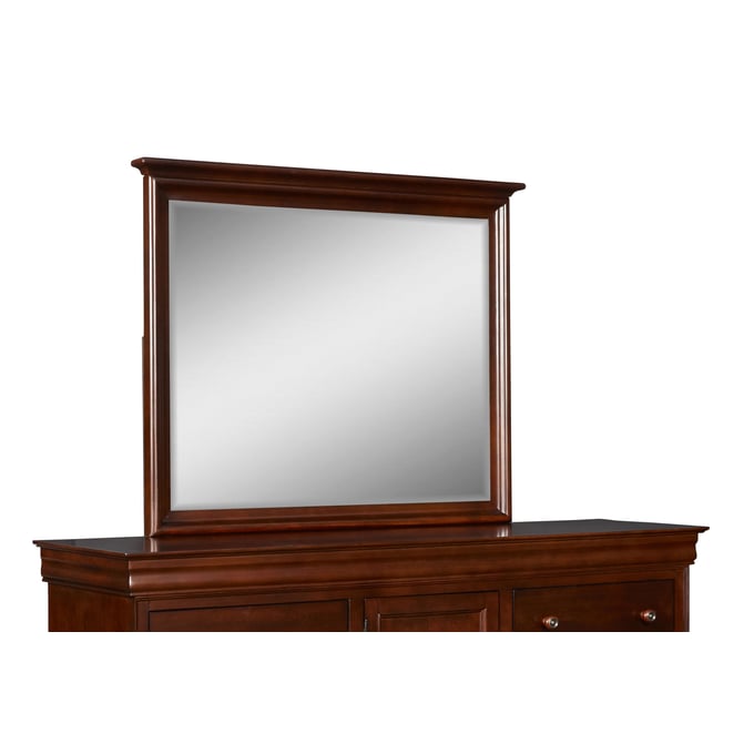 New Classic Furniture Versaille Cherry Landscape Mirror NCF-BH1040-060