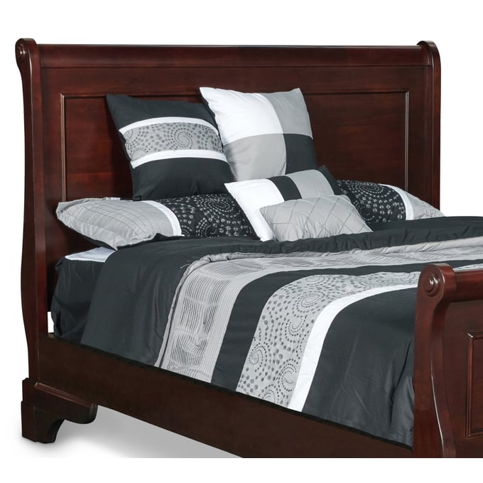 New Classic Furniture Versaille Cherry Full Sleigh Headboard NCF-BH1040-410