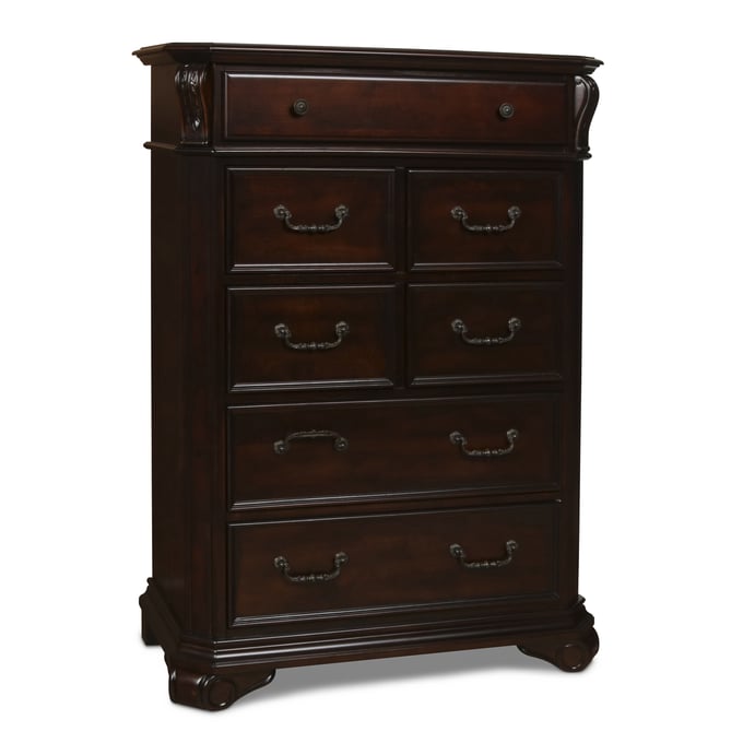 New Classic Furniture Emilie Tudor Brown Chest NCF-BH1841-070