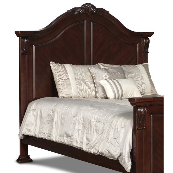 New Classic Furniture Emilie Tudor Brown King Cal King Headboard NCF-BH1841-110