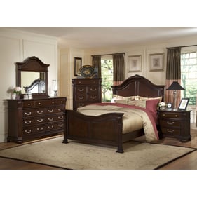 New Classic Furniture Emilie Tudor Brown 6pc King Bedroom Set B-DR-MR-CH-2N...