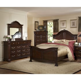 New Classic Furniture Emilie Tudor Brown 4pc King Bedroom Set B-DR-MR-CH