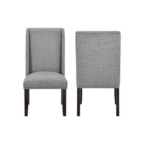 2 New Classic Furniture Faust Gray Dining Chairs