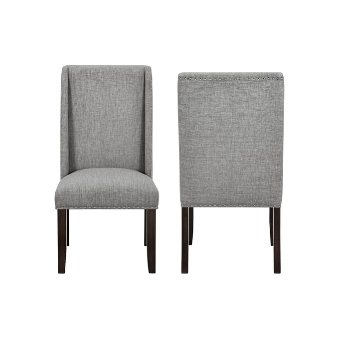 2 New Classic Furniture Faust Gray Dining Chairs NCF-D1221-20