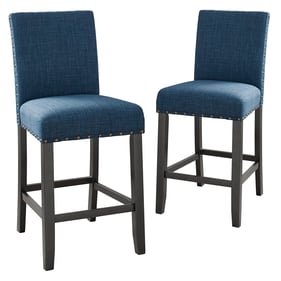 2 New Classic Furniture Crispin Granite Blue Counter Chairs