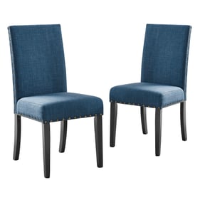 2 New Classic Furniture Crispin Blue Dining Chairs