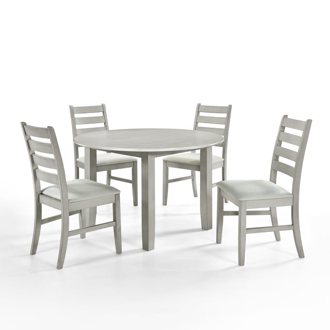 New Classic Furniture Pascal Driftwood 5pc Dining Room Set NCF-D1652-DR-S2