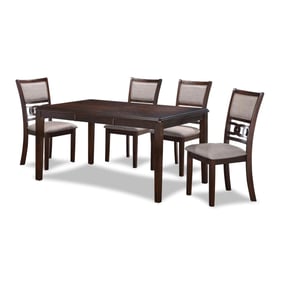 New Classic Furniture Gia Cherry 60 Inch 5pc Dining Set