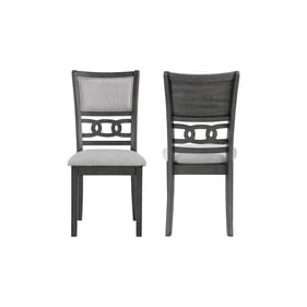 2 New Classic Furniture Gia Gray Dining Chairs