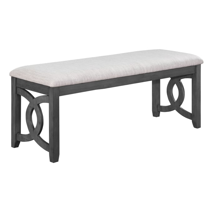 New Classic Furniture Gia Gray 46 Inch Dining Bench NCF-D1701-25-GRY