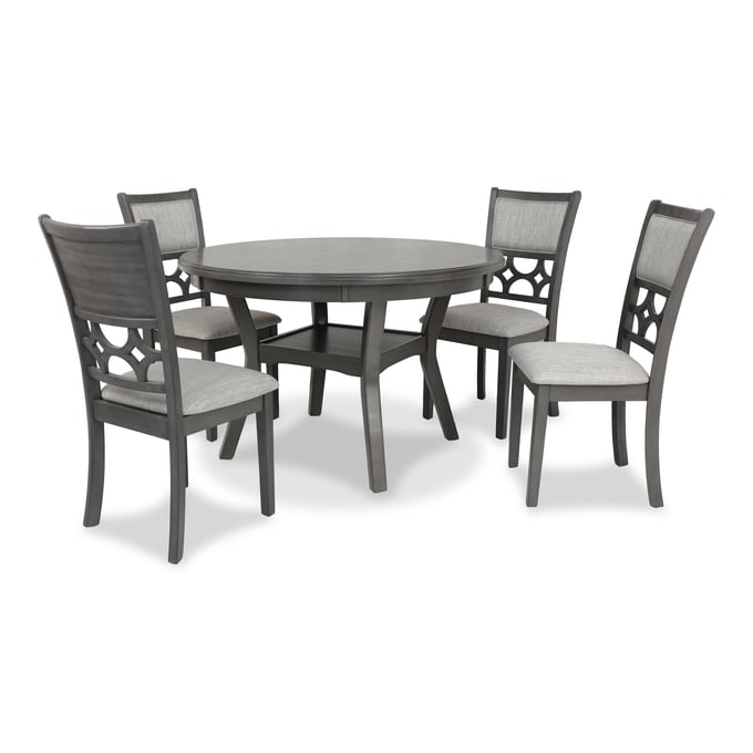 New Classic Furniture Mitchell Gray 5pc Dining Set NCF-D1763-50S-GRY