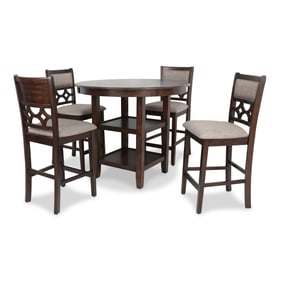 New Classic Furniture Mitchell Cherry 5pc Counter Heigth Set