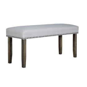 New Classic Furniture Julius Gray Walnut Bench