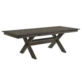 New Classic Furniture Gulliver Rustic Brown Dining Table