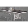 Maisie Dining Table-White/Brown