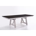 Maisie Dining Table Top-White/Brown (1 Of 2)