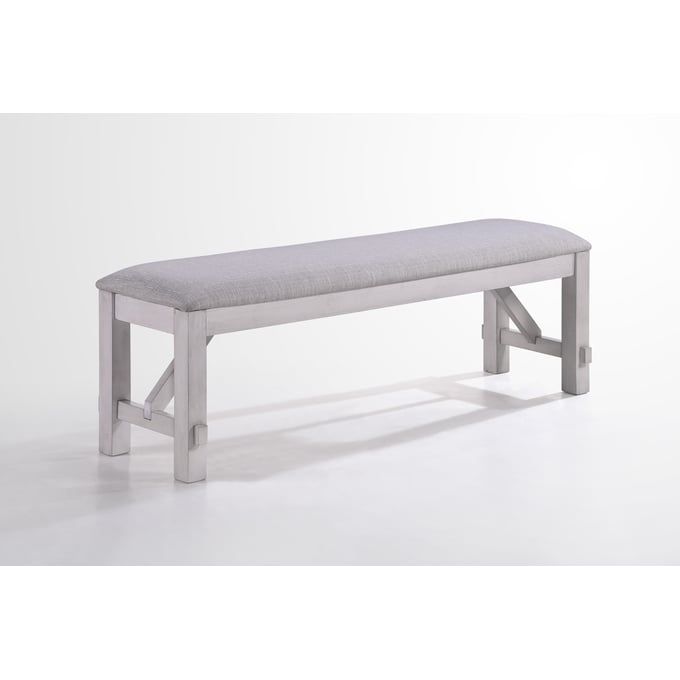 New Classic Furniture Maisie White Bench NCF-D1903-25