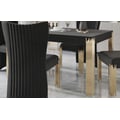 Empire Rectangle Dining Table-Black