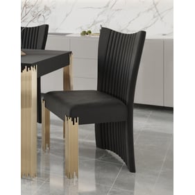 2 New Classic Furniture Empire Black Dining Chairs