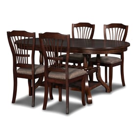 New Classic Furniture Bixby Black Espresso 5pc Dining Room Set