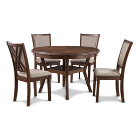 New Classic Furniture Amy Cherry 5pc Dining Set