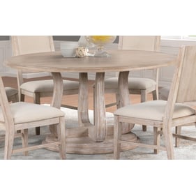 New Classic Furniture Swan Sand Drift 60 Inch Round Dining Table