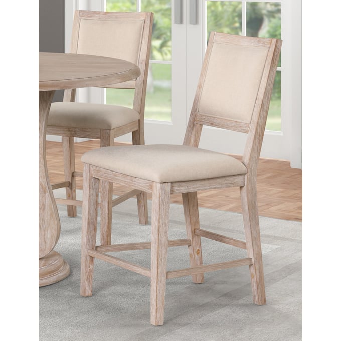 2 New Classic Furniture Swan Sand Drift Counter Chairs NCF-D4123-22