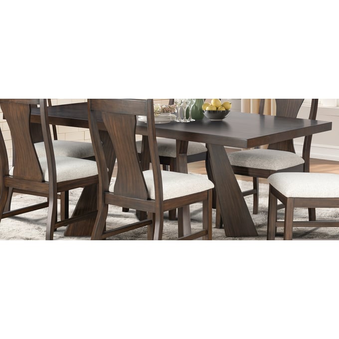 New Classic Furniture Chestnut Ridge Brown 72 Inch Dining Table NCF-D4124-10