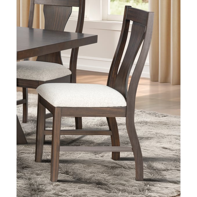 2 New Classic Furniture Chestnut Ridge Brown Dining Chairs NCF-D4124-20