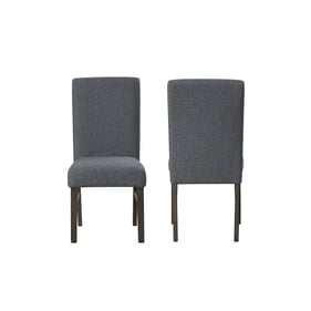 2 New Classic Furniture High Line Gray Dining Chairs