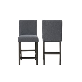 2 New Classic Furniture High Line Gray Counter Chairs