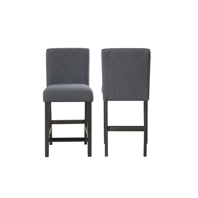 2 New Classic Furniture High Line Gray Counter Chairs NCF-D4125-22-GRY