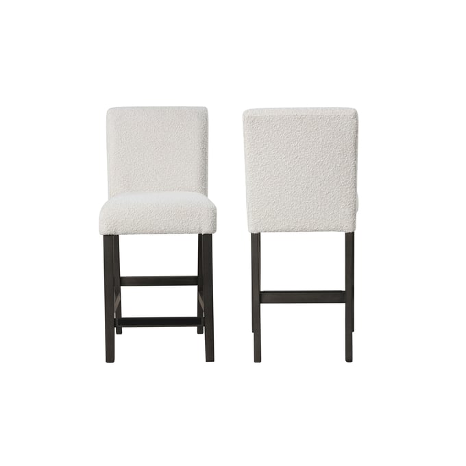 2 New Classic Furniture High Line White Counter Chairs NCF-D4125-22-WHT