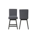 High Line Swivel Counter Chair (2 Per Carton) -Gray